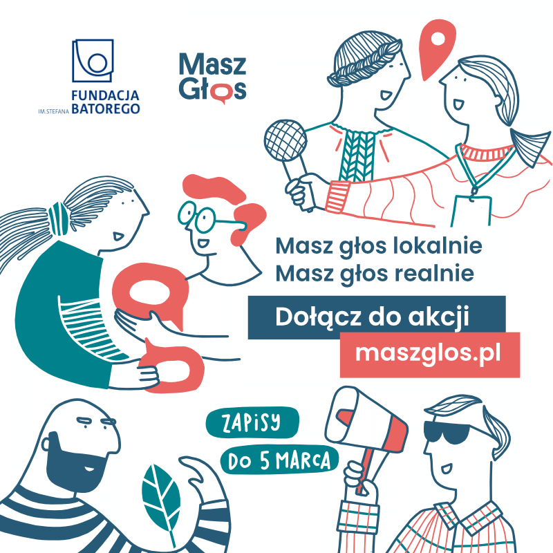 Ilustracja do informacji: Działaj lokalnie – skorzystaj z pomocy ogólnopolskiej akcji Masz Głos!
