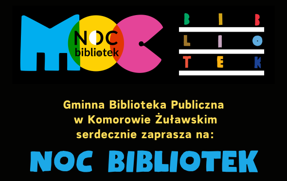 Ilustracja do informacji: Zaproszenie na Noc Bibliotek 2024