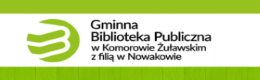 Baner: Gminna biblioteka publiczna w Komorowie Żuławskim